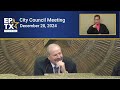 city council meeting