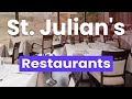 Best Restaurants in St. Julian's | Malta - English