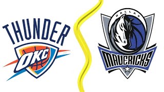 🏀 Dallas Mavericks vs Oklahoma City Thunder NBA Playoff Game Live 🏀