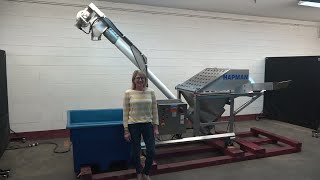 Hapman Screw Conveyor and Product Hopper Demonstration