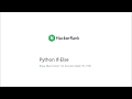 [2] Python If-Else - HackerRank Practice Programs for Python