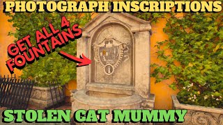 Indiana Jones & the Great Circle: Photograph Inscriptions Fountains The Stolen Cat Mummy The Vatican