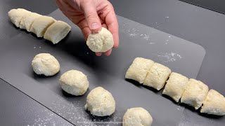 CHEESE DONUTS IN THE OVEN! Healthy and Fast Without Yeast and Oil - Lush, Airy! A simple recipe.