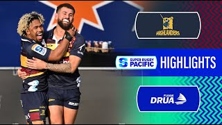 HIGHLIGHTS | HIGHLANDERS v FIJIAN DRUA | Super Rugby Pacific 2024 | Round 14