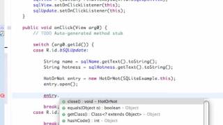 Android Application Development Tutorial 116 Closing SQLite Database YouTube