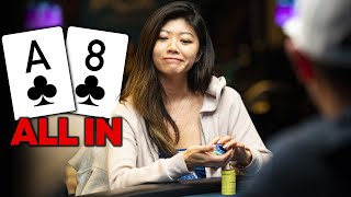 Xuan Liu ALL IN for $63,425 Pot at HIGH STAKES Cash Game