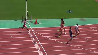 兵庫ユース陸上2022   男子１年 ２００ｍ 準決勝1組