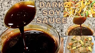 EASY HOMEMADE DARK SOY SAUCE| Fried rice/Stir-fry/Lo Mein