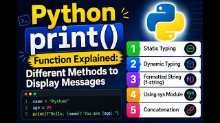 Python print() Function Explained: Different Methods to Display Messages