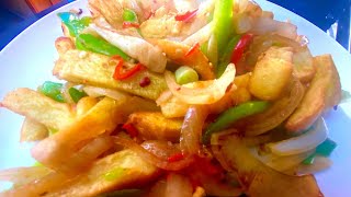 Chinese Take Away Salt and chilli chips recipe