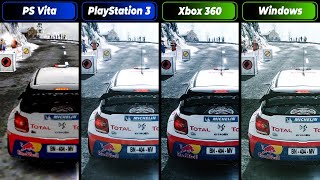 WRC 3 | PS Vita - PS3 - Xbox 360 - PC | Graphics Comparison