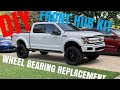 2018 Ford F150 Front Wheel Bearing/Hub Replacement DIY How to