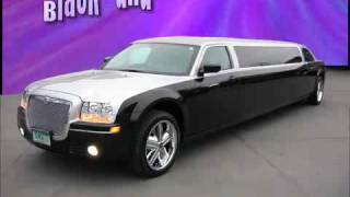 Chrysler 300C (Black \u0026 Silver) Limo Video Tour