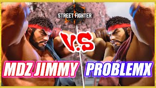 SF6 CB 🔥 MDZ Jimmy (Ryu) vs ProblemX (Ryu) 🔥 Street Fighter 6