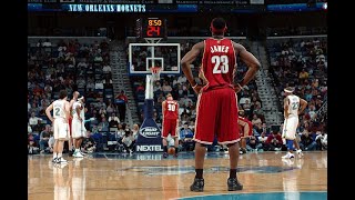 LeBron James GOES OFF For 44 Points In 17 PT Comeback vs. Hornets | 2004-2005 Season