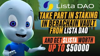 Lista DAO berachain vault with Stakestone: An easy way to earn crypto! 💎