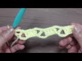 かぎ針編み 長編み模様の編み方 a 60 double crochet pattern 編み図・字幕解説 crochet and knitting japan