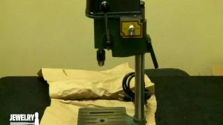 DRL-300.00 - Small Benchtop Drill Press -  Jewelry Making Tools Demo