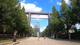 Walking around Yasukuni Shrine-靖国神社周辺を散歩　市ケ谷駅から九段下駅まで-4K