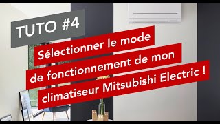 Modes de fonctionnement de la télécommande Mitsubishi Electric