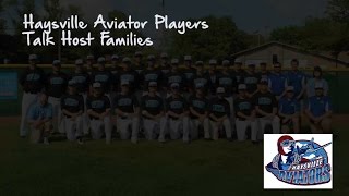 Haysville Aviator Players Talk Host Families