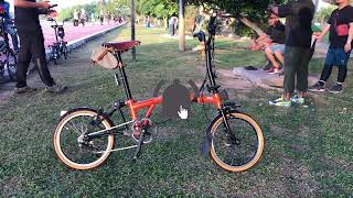 BROMPTON ORANGE 3 SPEED