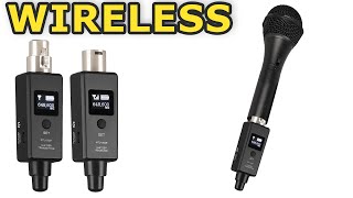 Unboxing UHF Microphone wireless system - connecting to DSLR and tests