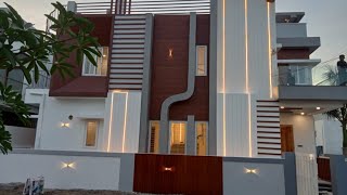 Gated community Villa for sale in Hyderabad l 185 sq yard North east corner - 2400 sft G+1 villa..