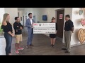 Donating $25,000 to the Ronald McDonald House Charities!