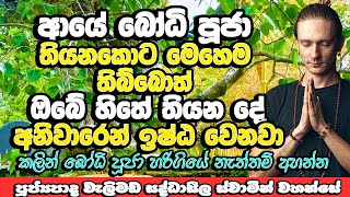 මේවා දන්නෙ​ නැතිව ආයේ බෝධි පූජා තියන්න එපා,හරියන්නේ නෑ | Welimada Saddaseela Thero | Budu Bana |Bana