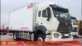 Sinotruk hohan refrigerated truck ,Refrigerated trucks china,