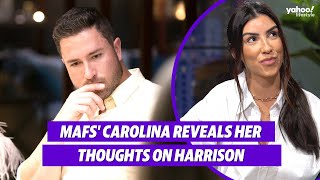 MAFS’ Carolina reveals her thoughts on Harrison | Yahoo Australia