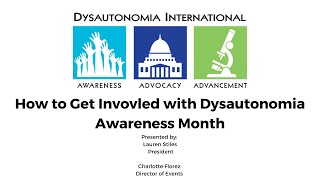 How to Get Involved with Dysautonomia Awareness Month