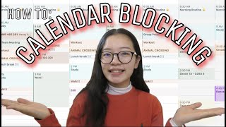 How I Calendar Block for Productivity and Efficiency