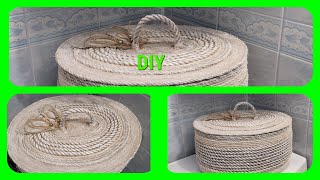 DIY. Короб с эффектом плетения для организации хранения. Легко. Своими руками.