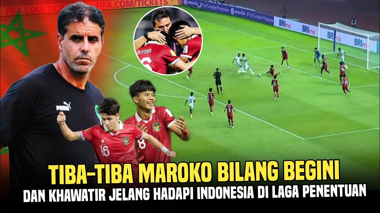 Komentar Macam Apa Ini‼️Pelatih Maroko U-17 Langsung Ngomong Gini ...