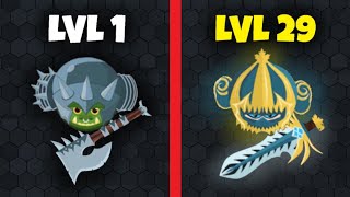 Evowars.io - Max Level 29/29 All Evolutions Unlocked! [Elven Warrior] Epic Gameplay +100,000