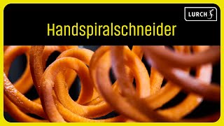 Lurch Handspiralschneider für das Schneiden von Obst und Gemüse in Spiralen und Spaghetti