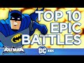 Batman: The Brave and the Bold | Batman's Top 10 EPIC Battles! | @dckids