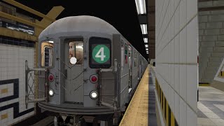 OpenBVE: R62A (4) From Crown Heights - Utica Ave to 3rd Ave - 138 St (Weekend G.O)