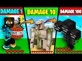 Minecraft, But Damage = Shapeshift | Minecraft Hindi