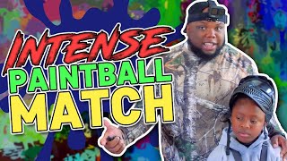 Intense Paintball Match | David and Chantal