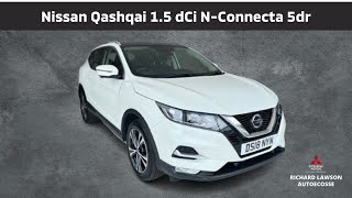 Nissan Qashqai 1.5 dCi N-Connecta 5dr Review @ Richard Lawson Autoecosse Dundee. DS18NYN