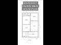 20x30 east facing vastu 2bhk house plan.