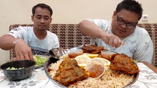 LUAR BIASA NYOBA NASI MANDI DAGING KAMBING KULINER TIMUR TENGAH BERSAMA SUBSCRIBERE..