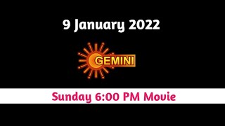 Gemini Sunday 6:00 PM Movie || 9th January 2022