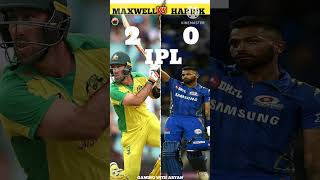 BEST vs BEST CRICKET COMPARISON GLENN MAXWELL vs HARDIK PANDYA #shorts #cricket #shortsfeed  #trend