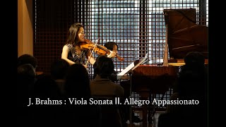 J. Brahms : Viola Sonata Ⅱ. Allegro Appassionato