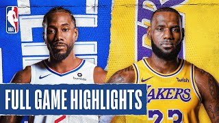 CLIPPERS at LAKERS | FULL GAME HIGHLIGHTS | July 30, 2020