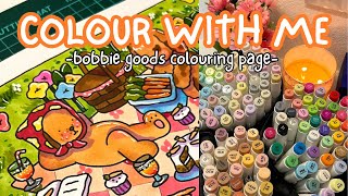 Colour With Me ♡ bobbie goods w OHUHU alcohol markers✏️☁️